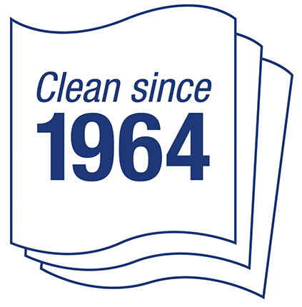 CLEAN SINCE 1964 WIPES ELEMENT_RGB_50%
